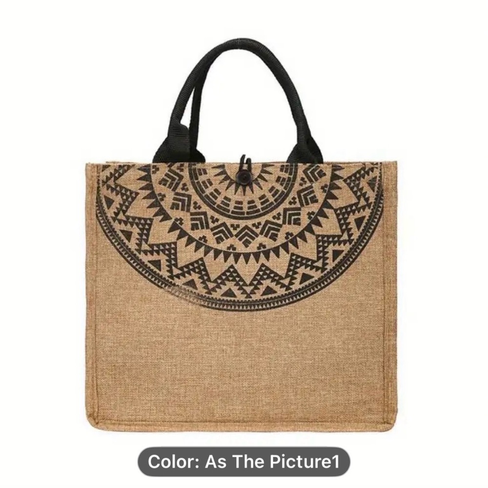 8 Jute Tote Bags